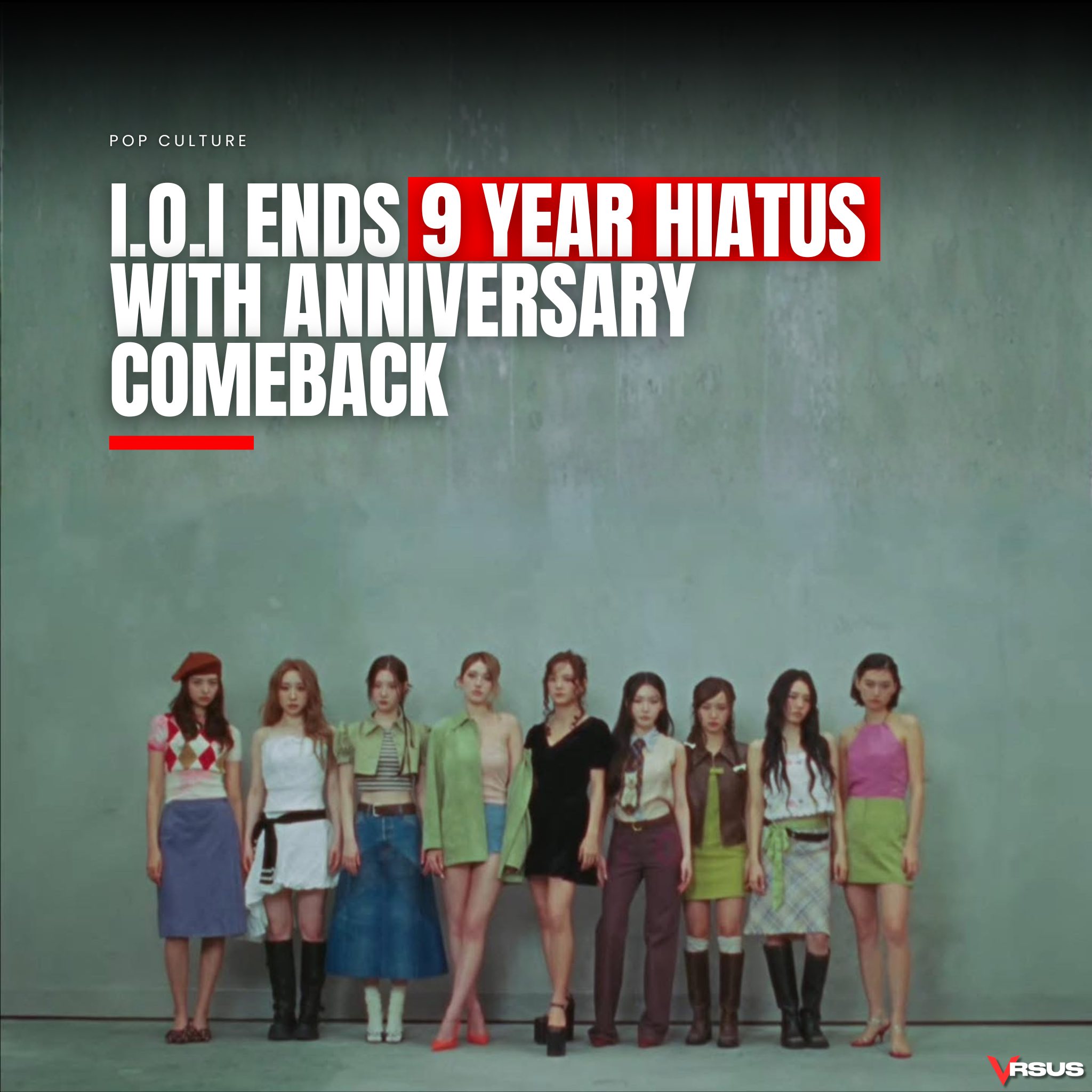 I.O.I Returns After 9 Years with 'LOOP'