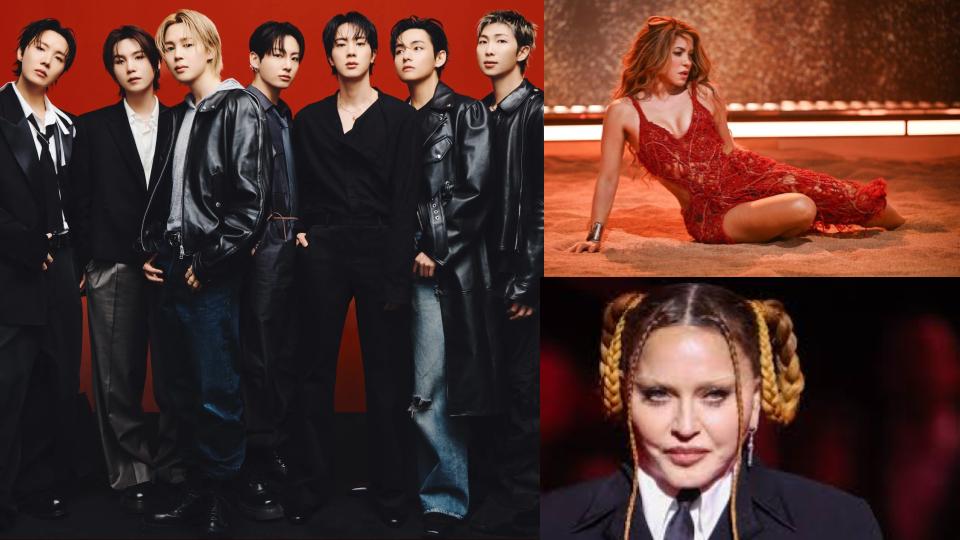 BTS, Madonna & Shakira to Headline the First-Ever FIFA World Cup Final Halftime Show